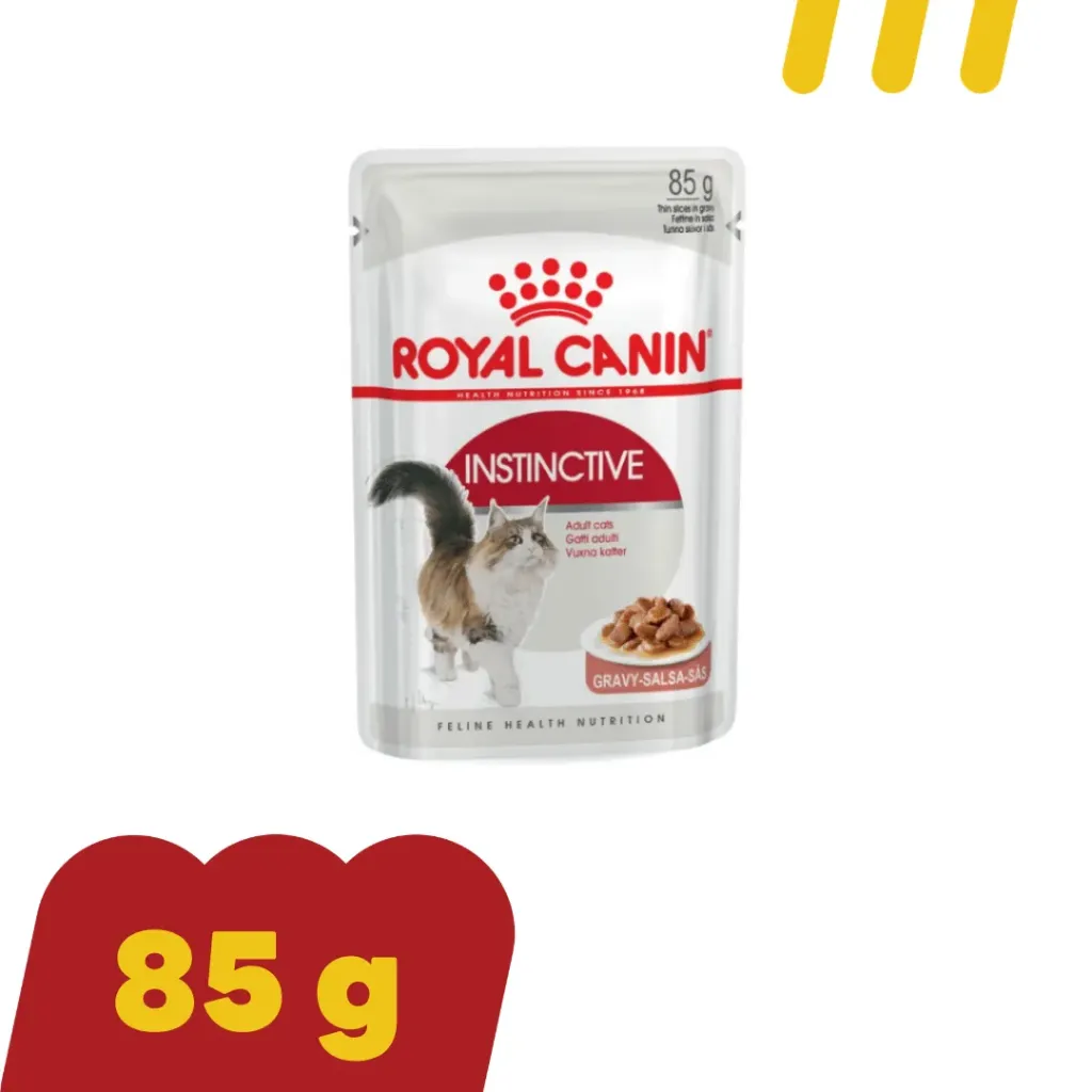 Royal Canin 85g (แดง) อาหารแมว Instinctive