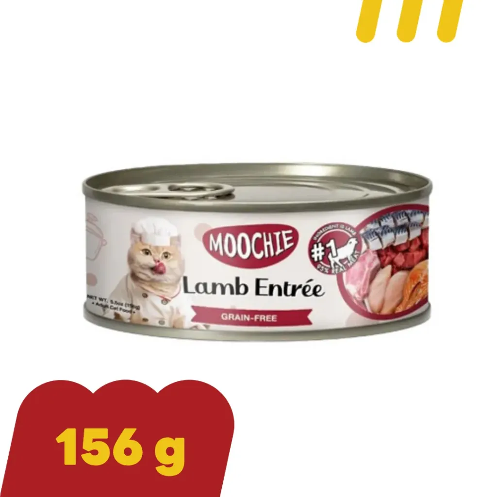 Moochie 156g ME4 (แดง) รสวัวและแกะ