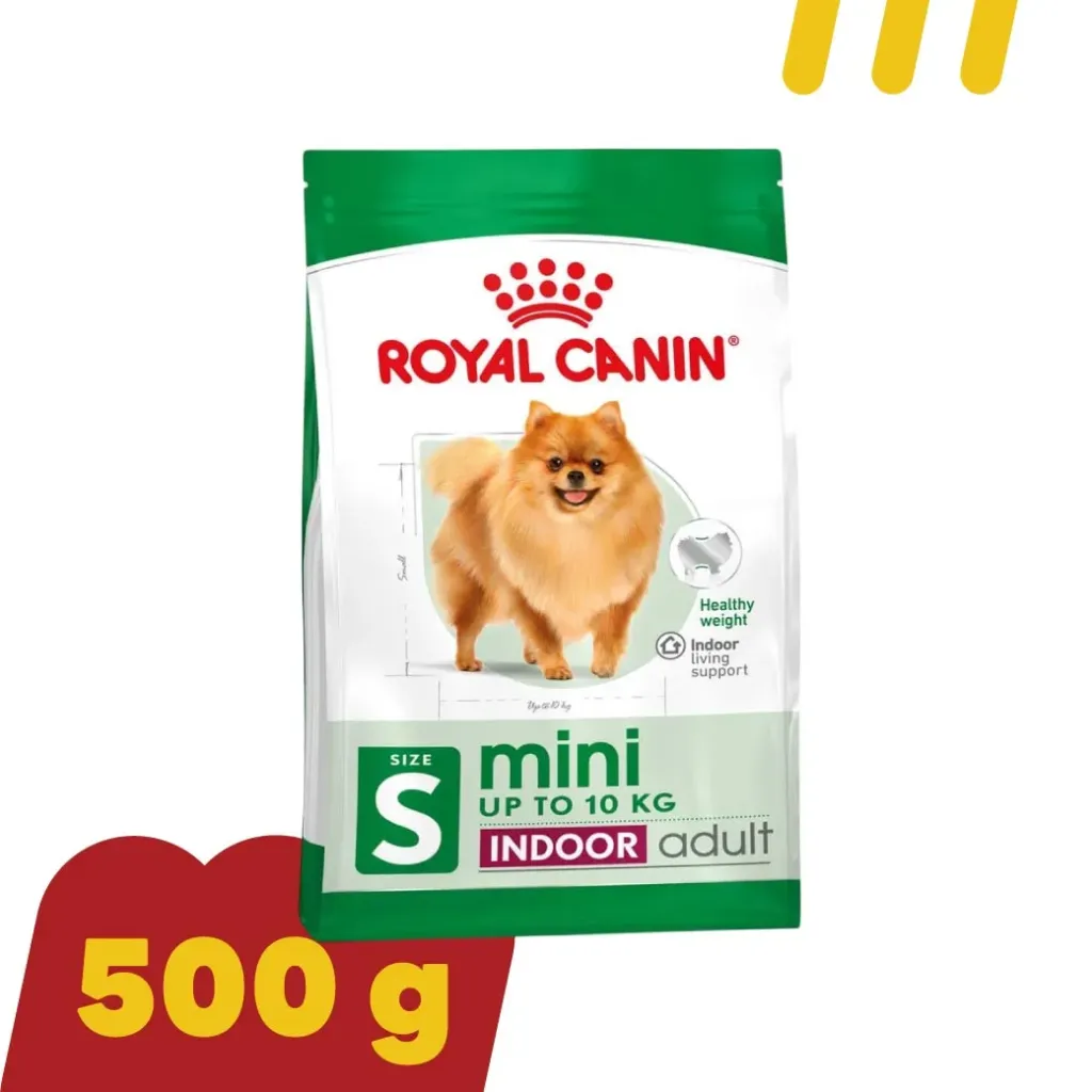 [11-ROYA-L0007] Royal Canin 500g อาหารสำหรับสุนัขพันเล็ก S Mini Indoor