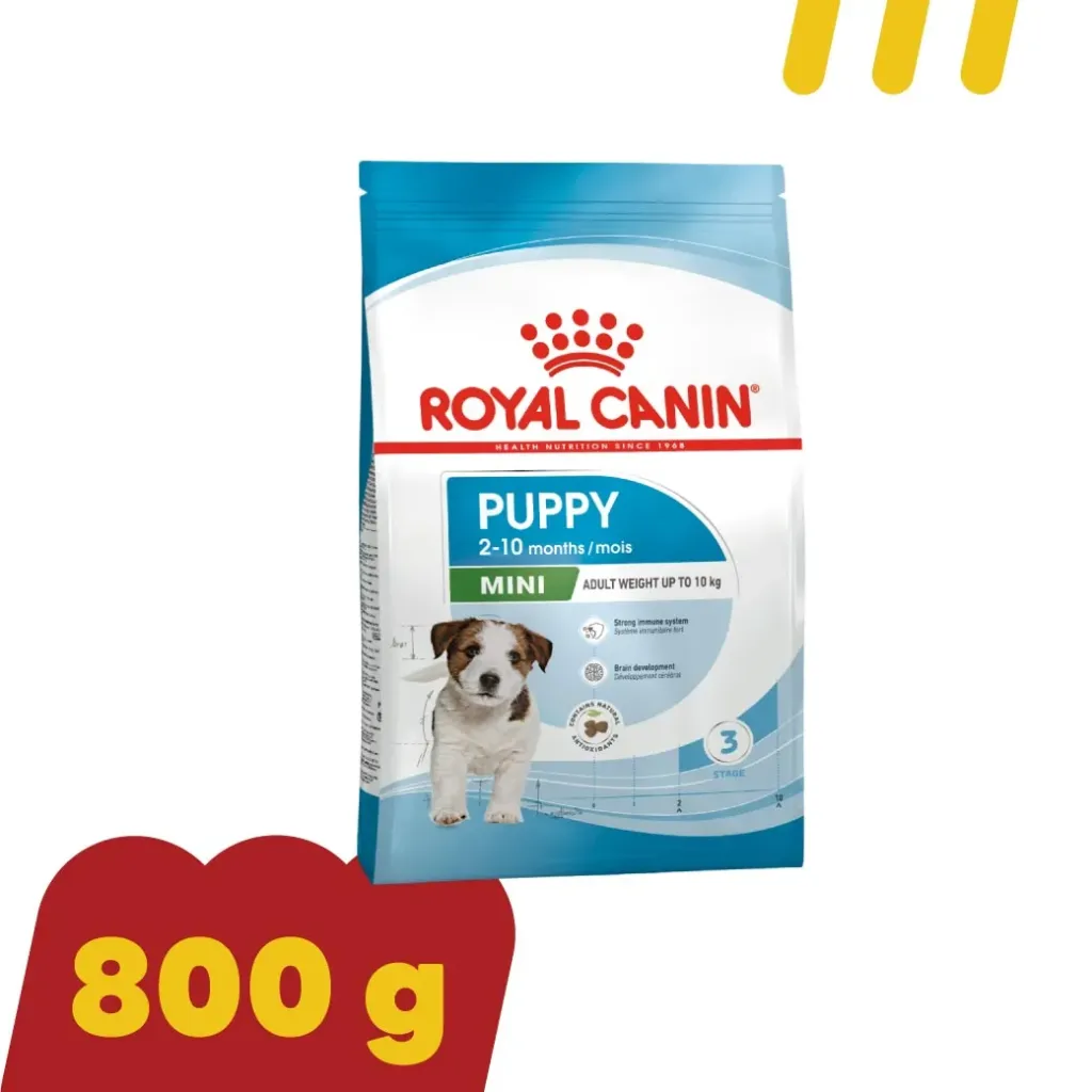 [11-ROYA-L0047] Royal Canin 800g. อาหารสำหรับลูกสุนัข Puppy Mini
