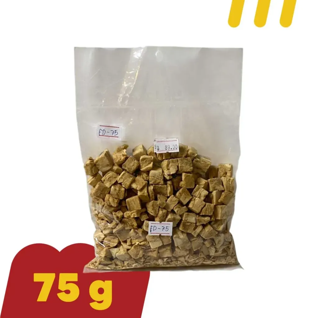 (ขนมแมว) แซลมอนเต๋า 75g