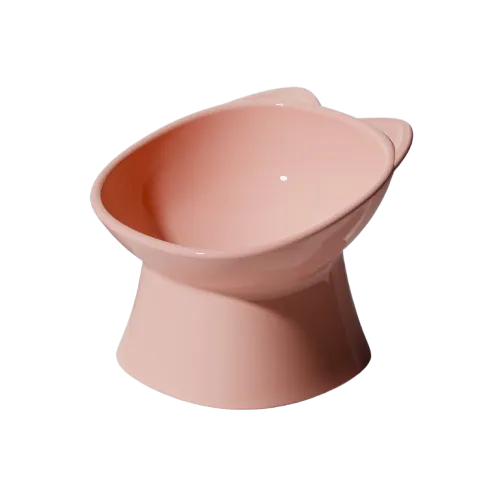 ชามแมว (ชมพู)