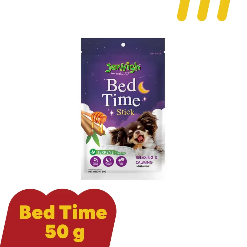[11-JERH-I0018] JerHigh Bed Time Stick 50g ขนมสุนัข Relaxing Calming