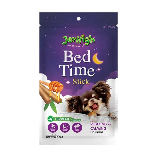 JerHigh Bed Time Stick 50g ขนมสุนัข Relaxing Calming