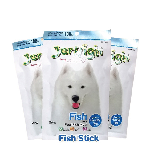JerHigh Real Chicken Fish 60g  ขนมสุนัข รสเนื้อปลา