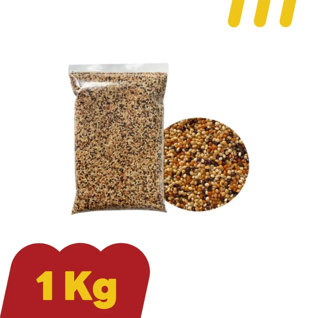 [11-PET5-0008] อาหารนก เม็ดพืช 1Kg รหัสA2 (นกเขาเล็ก)