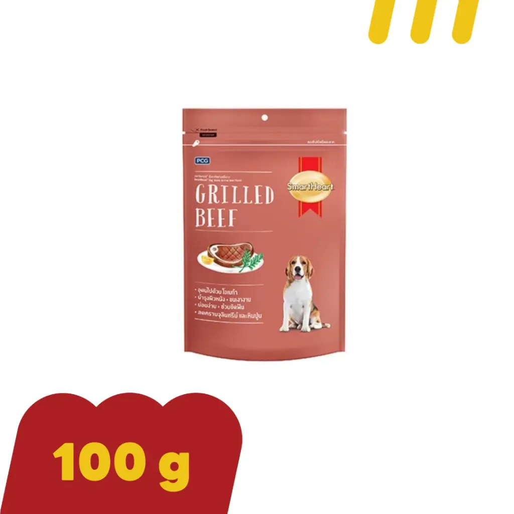 Smart Heart Dog 100g รสเนื้อย่าง