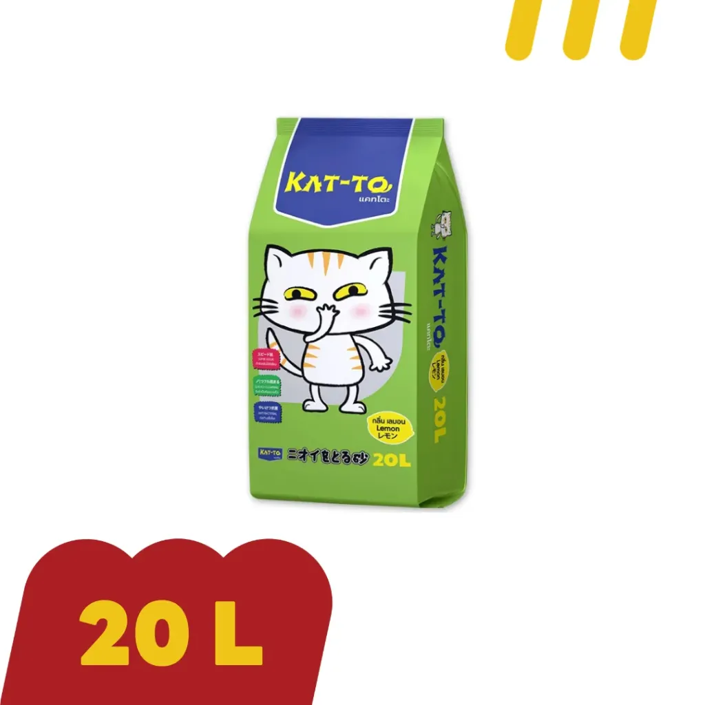 Kat-To ทรายแมว แคทโตะ  20L กลิ่นเมล่อน