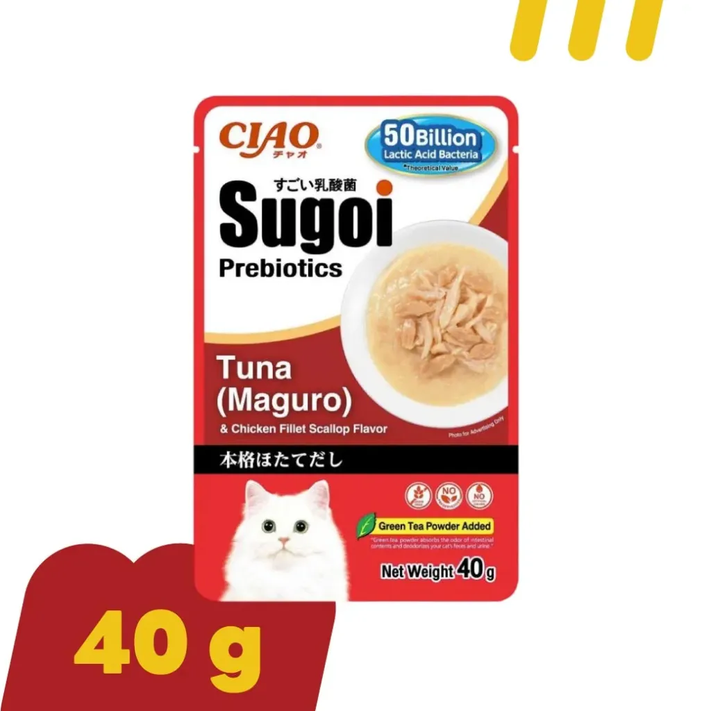 CIAO เปียก 40g IC-431 เนื้อสันในไก่รสหอยเชลล์