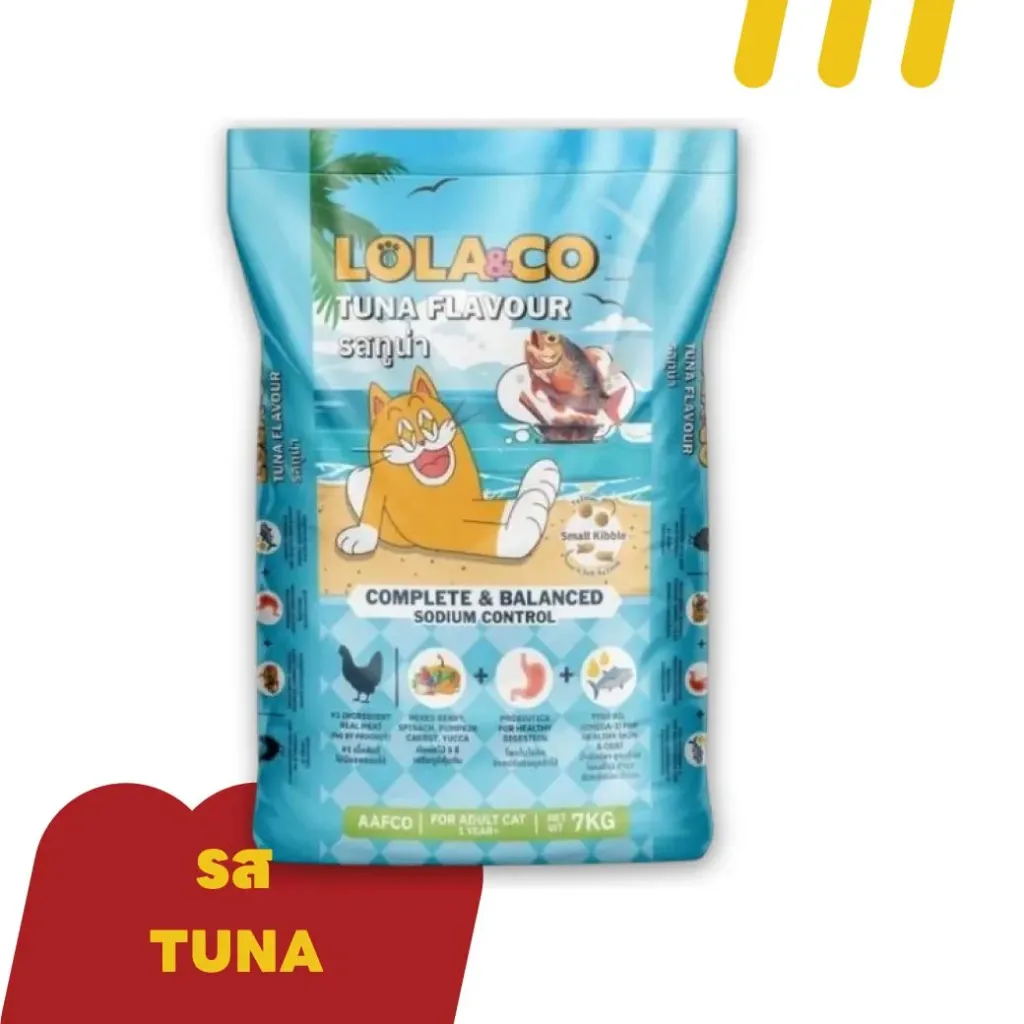 Lola&Co 7Kg อาหารแมว รสไก่