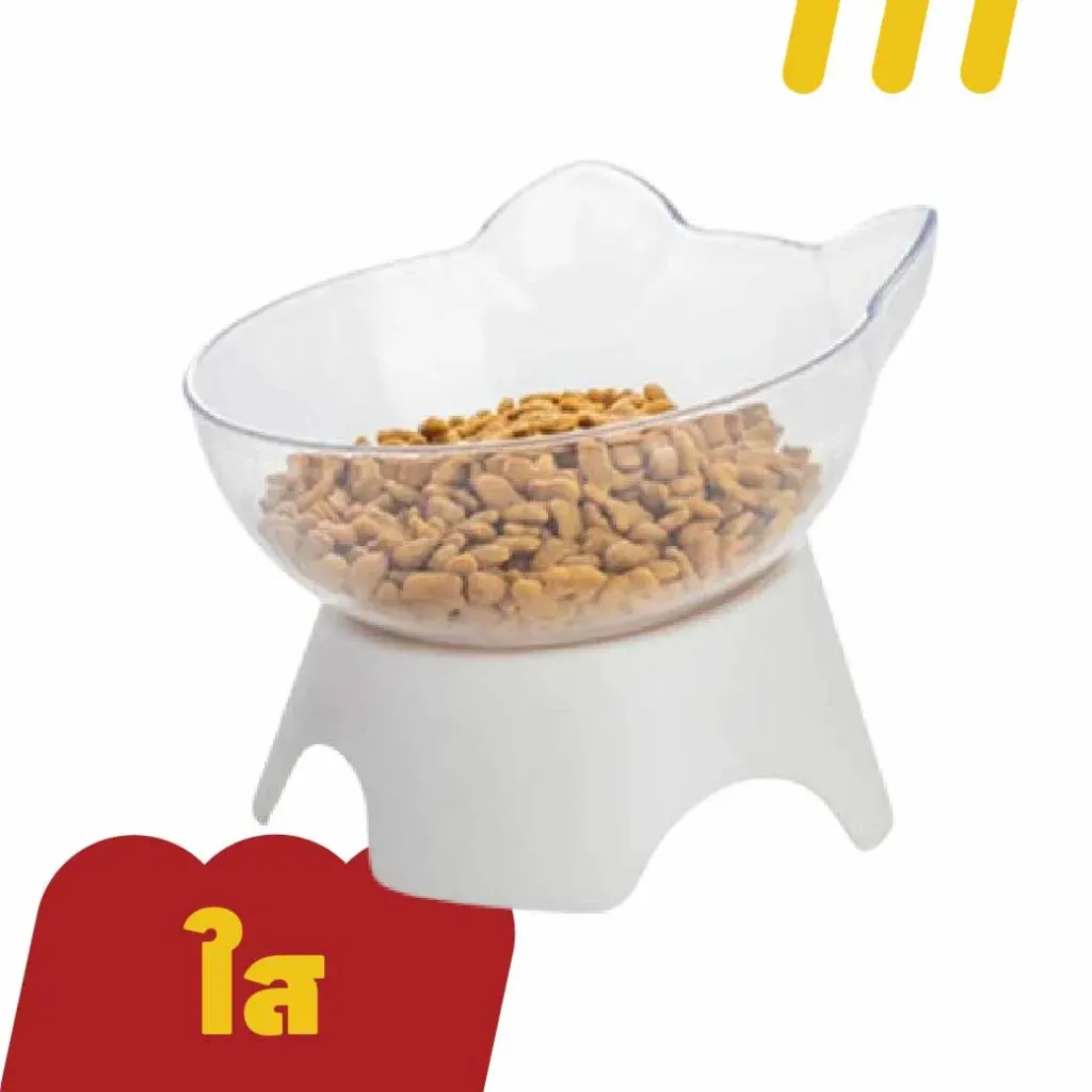 [11-5101-00024] ชามแมว (ใส)