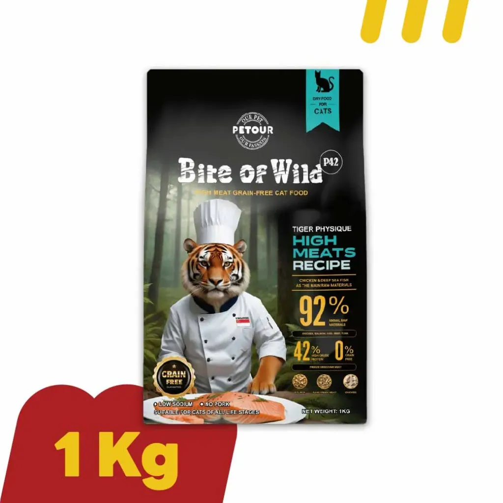 Bite Of Wild 1Kg. P42 อาหารลูกแมว Grain-Free รสปลาทูน่า