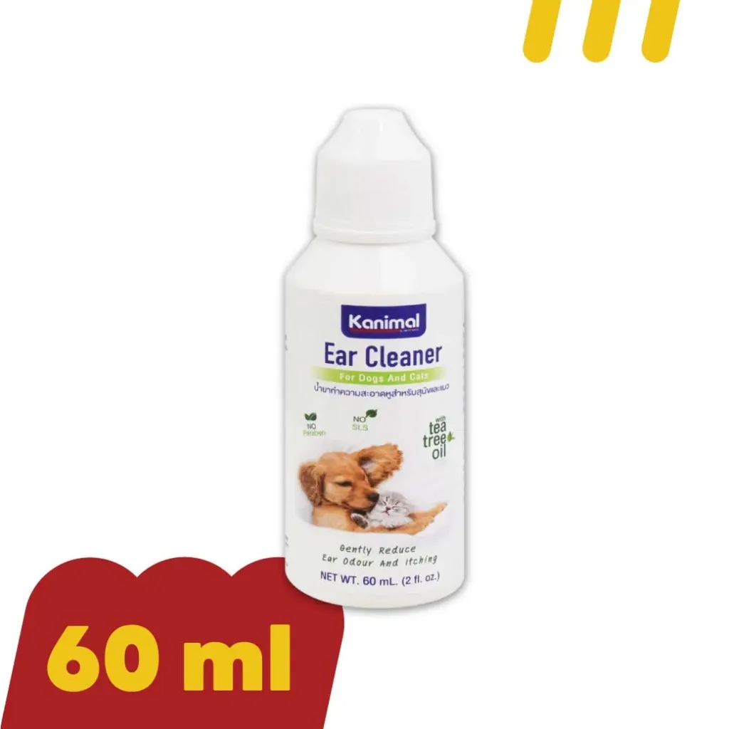 [11-KANI-MA0001] Kanimal Ear Cleaner 60ml. ล้างหูแมว / หมา