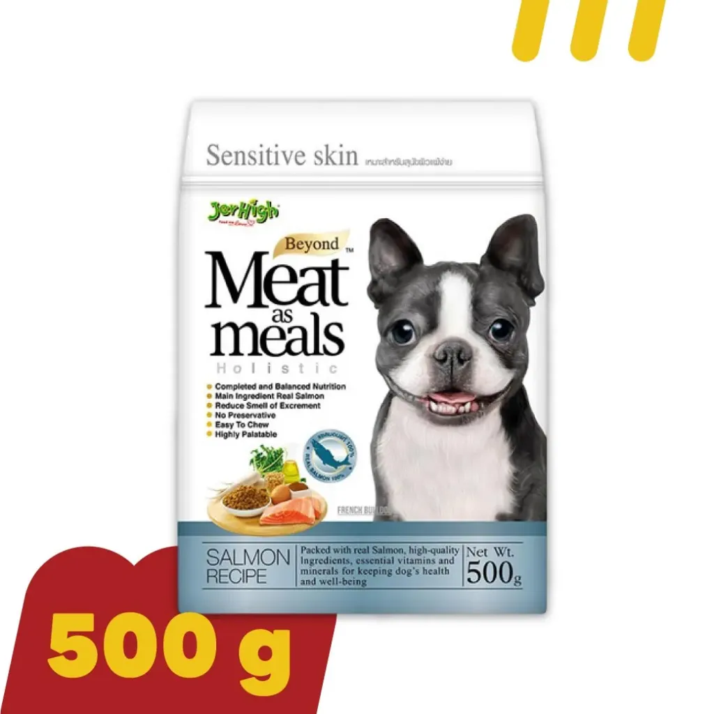 [11-JERH-I0011] JerHigh Meat as MealsBeyond 500g อาหารสุนัข สูตรปลาแซลมอน