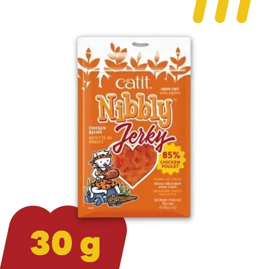 Catit Nibbly 30g (ส้ม) ชิคเก้นแอนด์ชริมพูเฟลเวอะ
