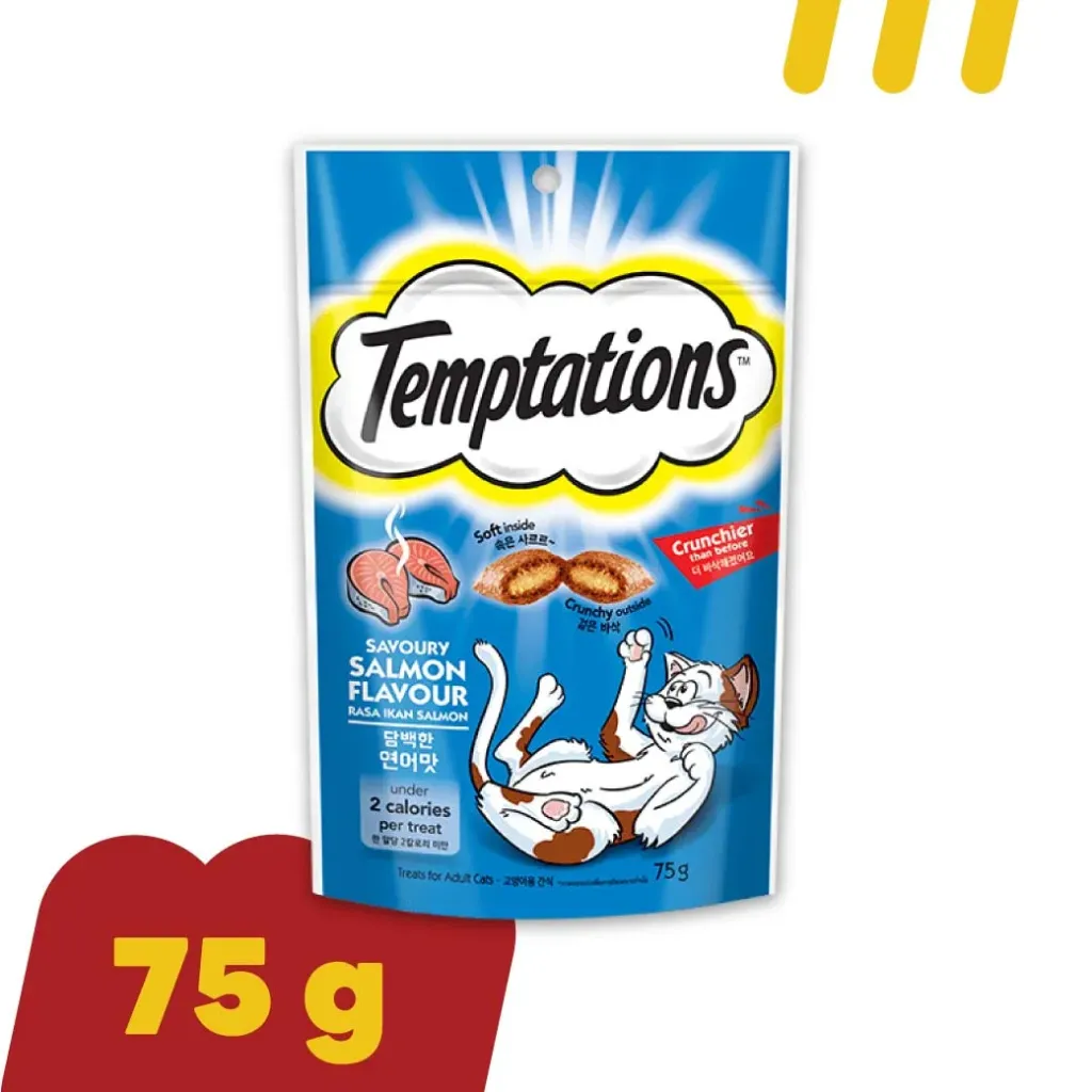 Temptations 55g แซลมอน(น้ำเงิน)