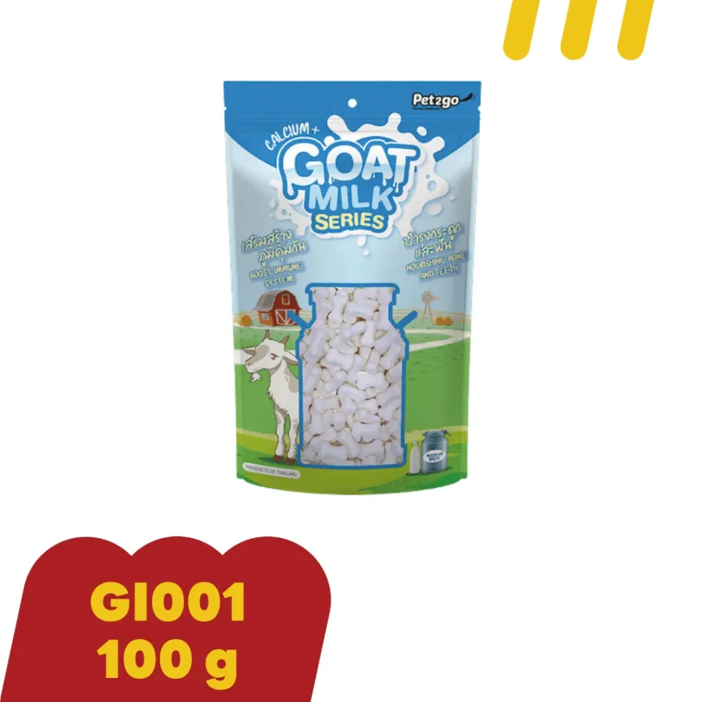 Pet2go Goat Milk 100g (GI001) นมแพะเม็ดเล็ก