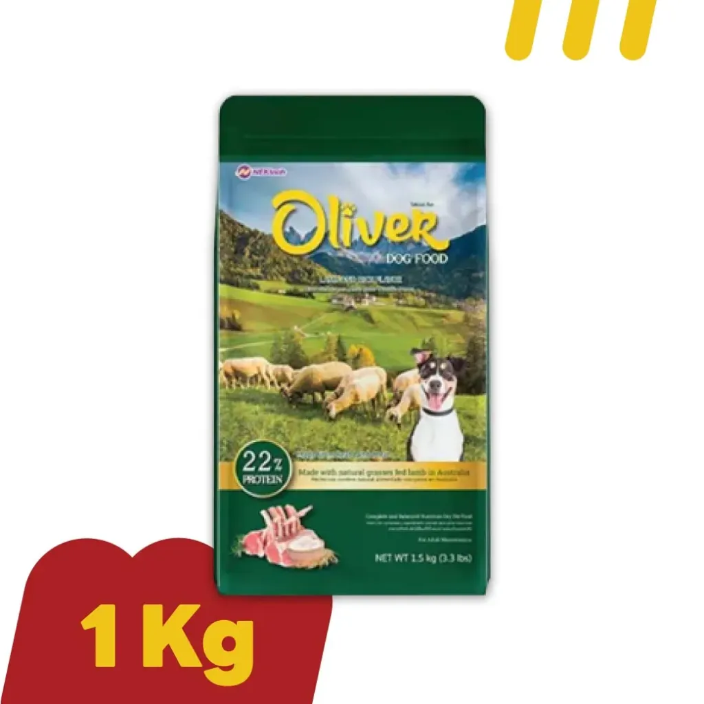 Oliver 15Kg.(แบ่ง1Kg.) อาหารแมว รสแซลมอนรมควันและข้าว